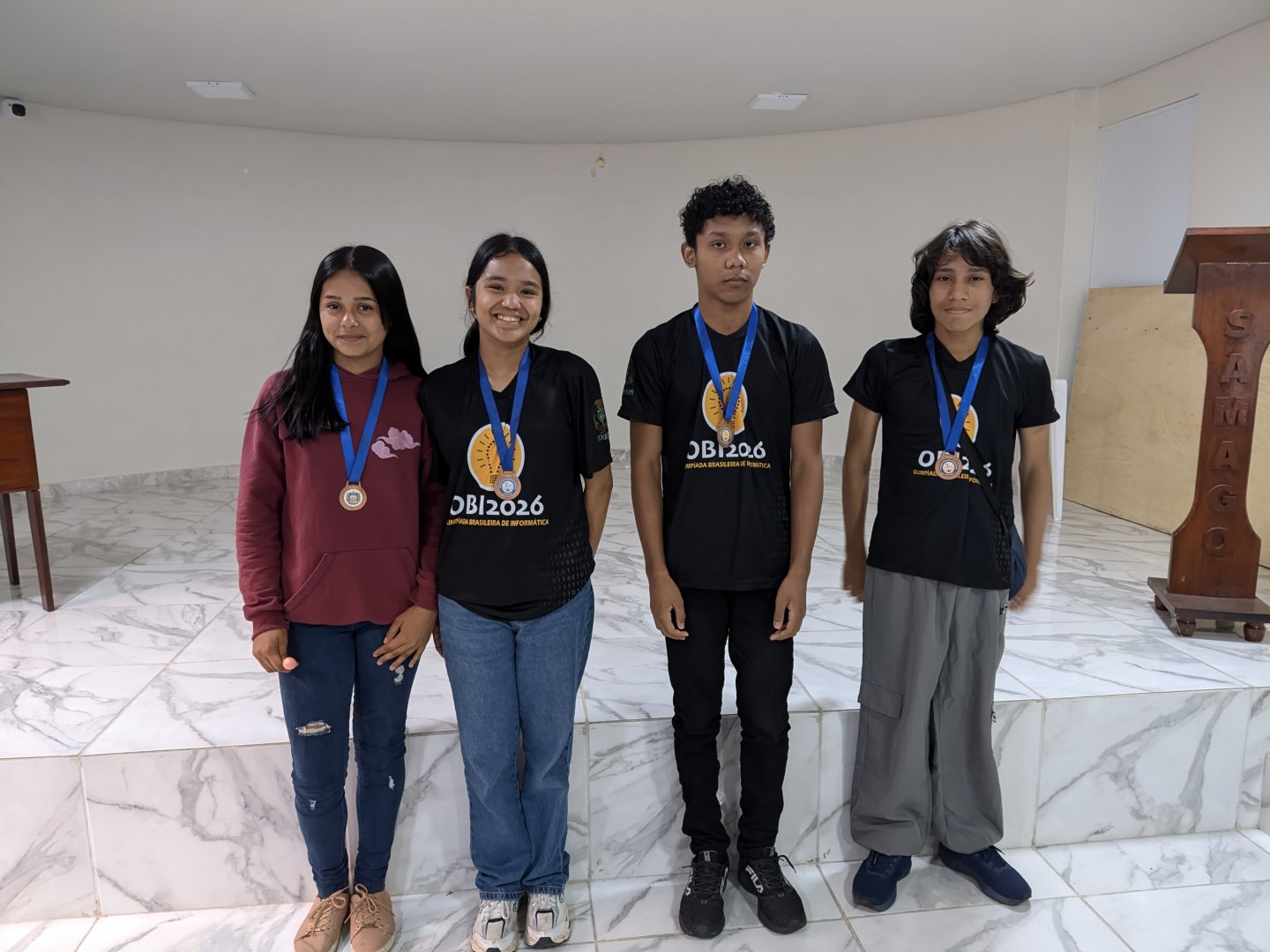 Alunos da Escola Samago encerram preparação para a OBI2026 com premiação em simulado final