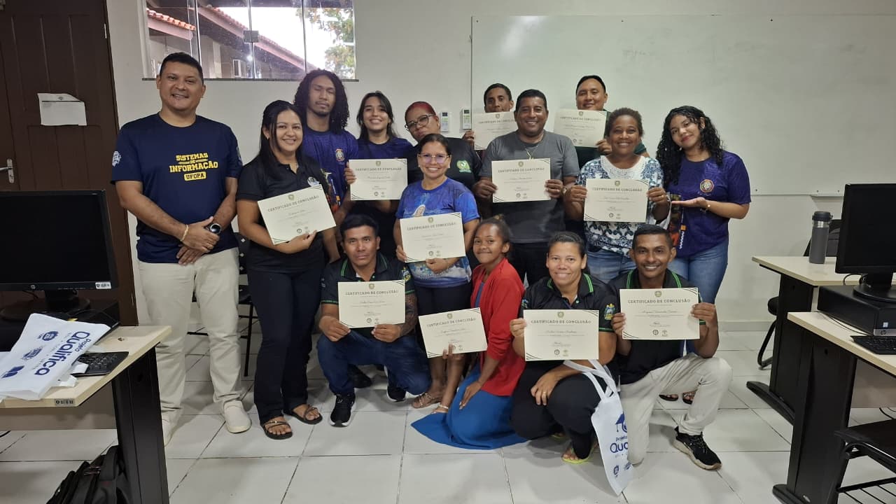 Curso de informática básica para alunos de licenciatura em biologia